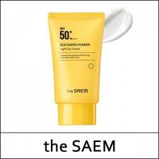 [The Saem] TheSaem ★ Big Sale 60% ★ (tt) Eco Earth Light Sun Cream 50g / Power / EXP 2024.06 / ⓘ 2599(16) / 13,000 won(16)